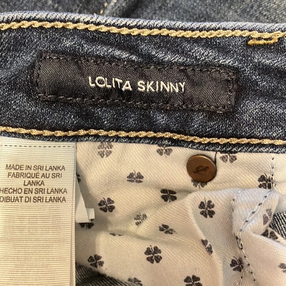 Lucky Jeans Lolita Skinny Raw Hem Size 4 - Picture 4 of 6